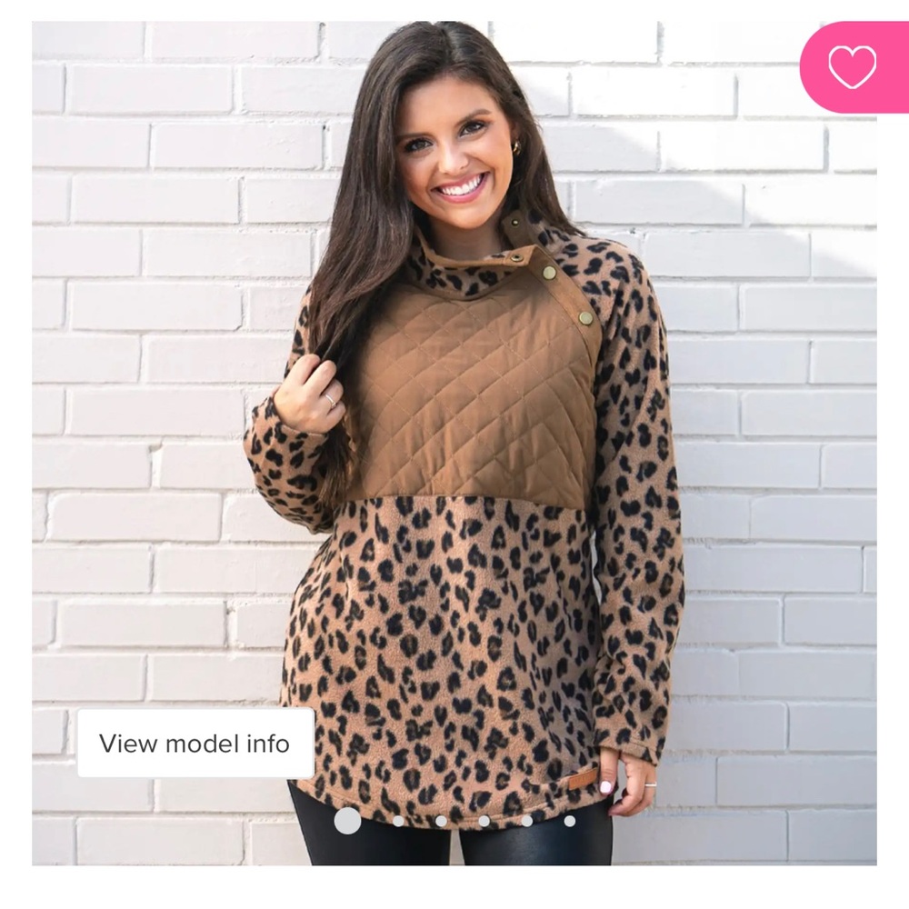 Leopard pullover